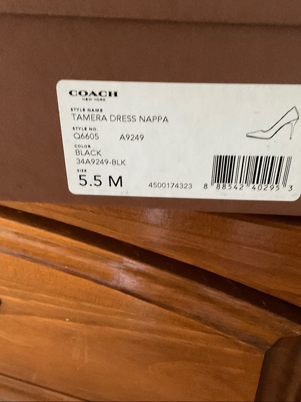 Coach Tamera Dress Nappa - Black